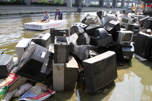 flood damaged appliances